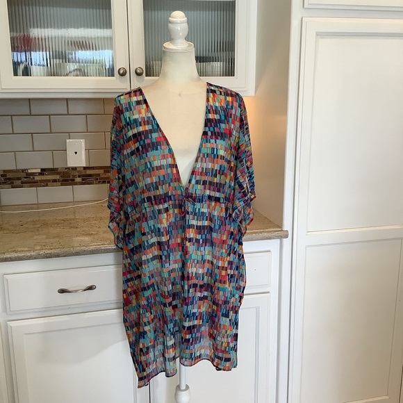 Profile by Gottex Printed Tunic Swim Cover Up - Picture 1 of 6